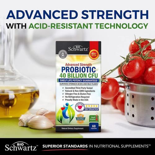 Suplemento Bioschwartz Daily Probiotic 40 Bilhões De Cfu Gut - Imagem 4