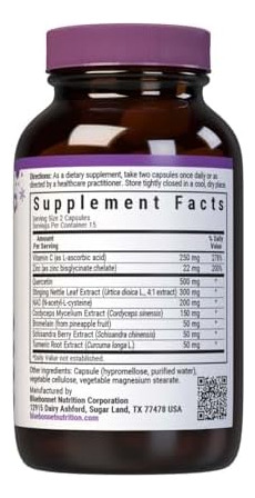 Bluebonnet Nutrition Justbreathe, Suporte Sazonal*, Não Ogm, - Imagem 2
