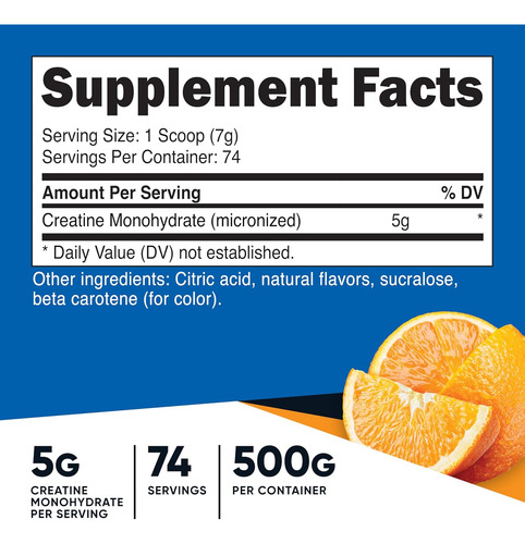 Creatina Em Pó Nutricost 500g, 5g Por Porção - Imagem 21