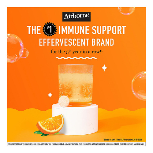 Suplemento Airborne Immune Supporte 36 Comprimidos Efervesce - Imagem 9