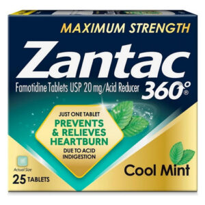 Redutor De Ácido De Força Máxima Cool Mint 20 Mg 25 Unidades