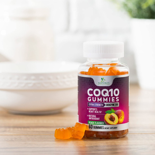 Suplemento Nature"s Nutrition Coq10, 100 Mg, Gomas, 60 Unida - Imagem 8