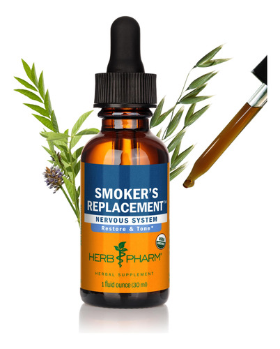 Suplemento Herb Pharm Smoker"s Replacement 30ml Nervoso Syst