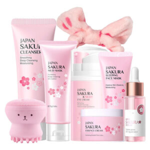 Conjunto De Cuidados Com A Pele Evolvique Cherry Blossom Com