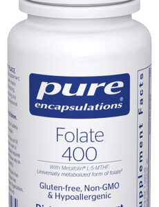 Suplemento De Encapsulamentos Puros: Folato 400, Metafolina