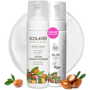 Limpador Facial Espumante Ecolatier Com Óleo De Argão Orgâni