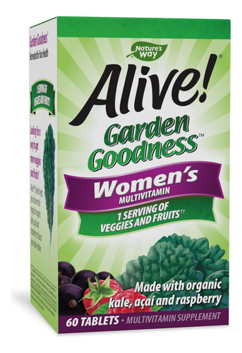 Natures Way Alive! Multivitamínico Garden Goodness Para Mu
