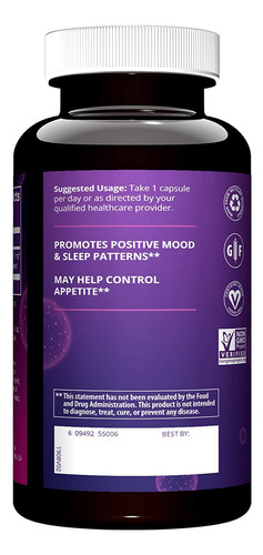 Suplemento Mrm 5-htp 100mg (extrato De Feijão Griffonia) 60 - Imagem 3