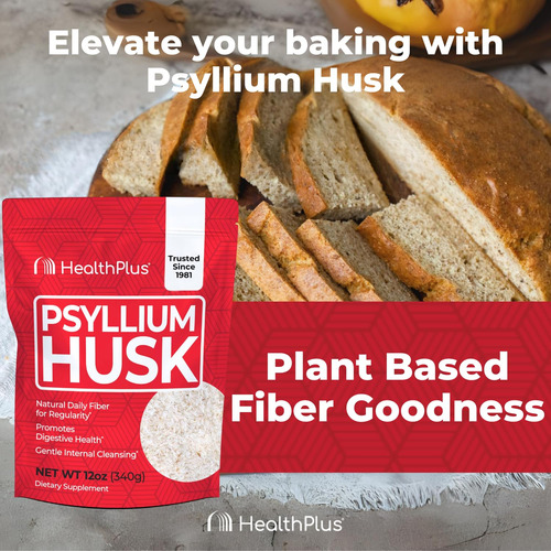 Suplemento Health Plus Psyllium Husk 355ml 48 Porções - Imagem 6