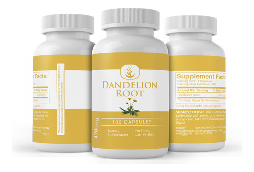 Suplemento De Ingredientes Originais Puros, Raiz De Dente-de - Imagem 4