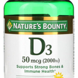 Suplemento Nature&quots Bounty D3-2000 Ui 240 Cápsulas Cápsulas