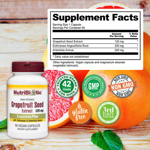 Suplemento Nutribiótico De Extrato De Semente De Toranja 125 - Imagem 4