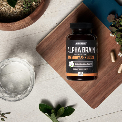 Suplemento Onnit Alpha Brain Premium Nootropic 30 Cápsulas - Imagem 6