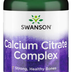 Suplemento Complexo De Citrato De Cálcio Swanson 250 Mg 100