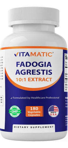 Suplemento Vitamínico De Extrato De Fadogia Agrestis 600 Mg