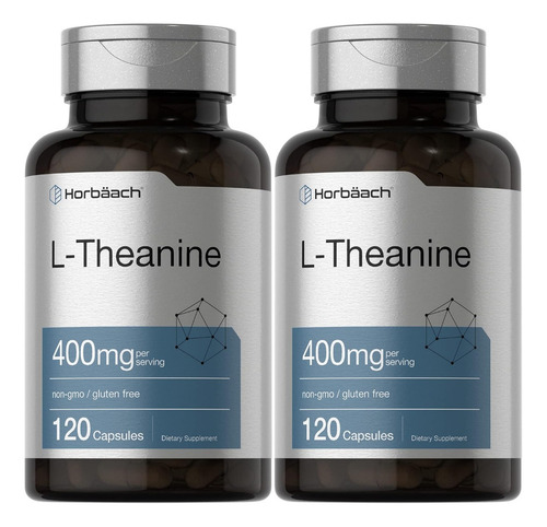 Suplemento Horbaach L-teanina 400 Mg 240 Cápsulas - Imagem 4