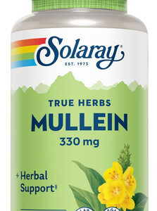Suplemento Solaray Mullein Leaf 100 Cápsulas Veganas