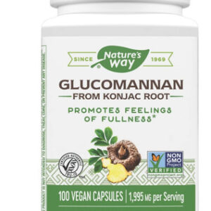 Glucomanano Herbal Premium Natures Way Da Raiz De Konjac, 1.