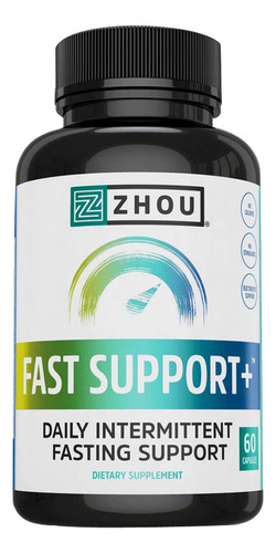 Suporte Rápido Mais 60 Unidades Da Zhou Nutrition