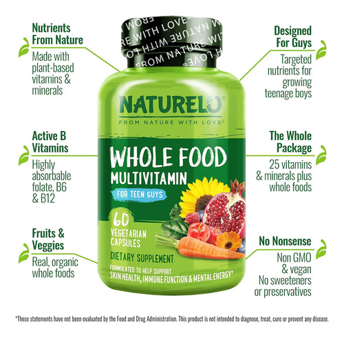 Suplemento Multivitamínico Naturelo Teen 60 Cápsulas - Imagem 5
