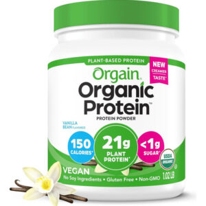 Proteína Vegana Orgânica Orgânica Em Pó, Feijão De Baunilha