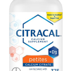 Suplemento De Citrato De Cálcio Citracal Petites 400 Mg 375