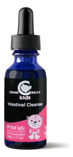 Suplemento Cedar Bear Intestinal Cleanse Kids 30 Ml De Álcoo