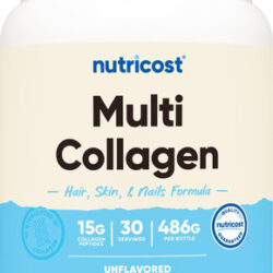 Suplemento Nutricost Multi Collagen Protein Complex 30 Servi