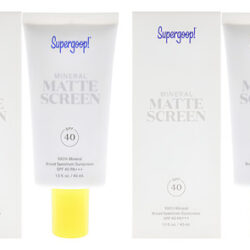 Tela Mineral Matte Spf 40 - Pacote Com 2 Supergoop De 44 Ml
