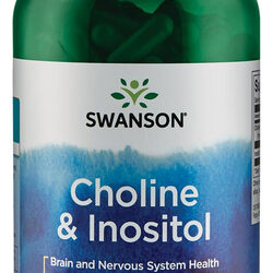 Suplemento Swanson Choline & Inositol 250/250mg 250 Cápsulas