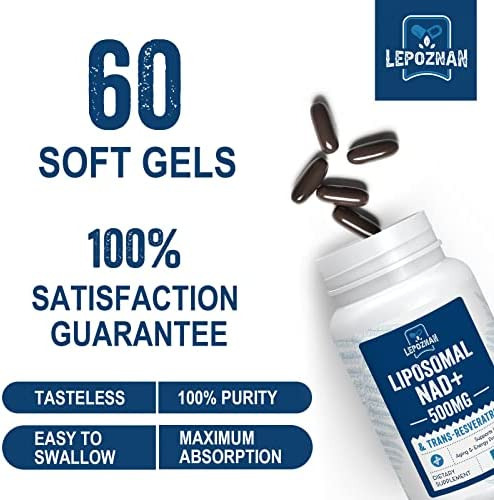 Nad + Lipossomal 500 Mg + Trans-resveratrol 300 Mg, Supleme - Imagem 7