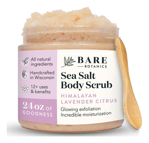 Esfoliante Corporal Bare Botanics Lavender Grapefruit 700ml