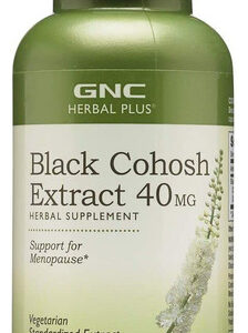 Suplemento Gnc Herbal Plus Extrato De Cohosh Preto 40 Mg 100