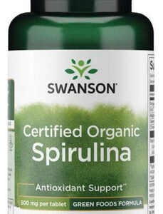 Espirulina Orgânica 500 Mg 180 Comprimidos Da Swanson Vitami