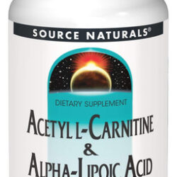 Source Naturals Acetil L-carnitina E Ácido Alfa-lipóico 650m