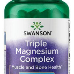 Complexo Triplo De Magnésio 400 Mg 30 Cápsulas Da Swanson Vi