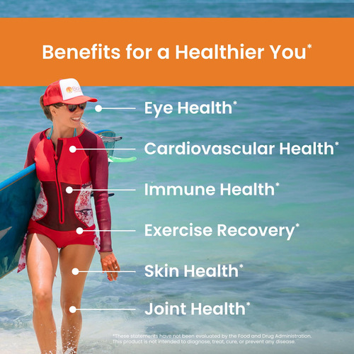 Suplemento Nutrex Hawaii Bioastin Astaxantina Havaiana 12 Mg - Imagem 5