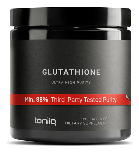 Suplemento De Glutationa Toniiq Ultra High Strength 1000mg