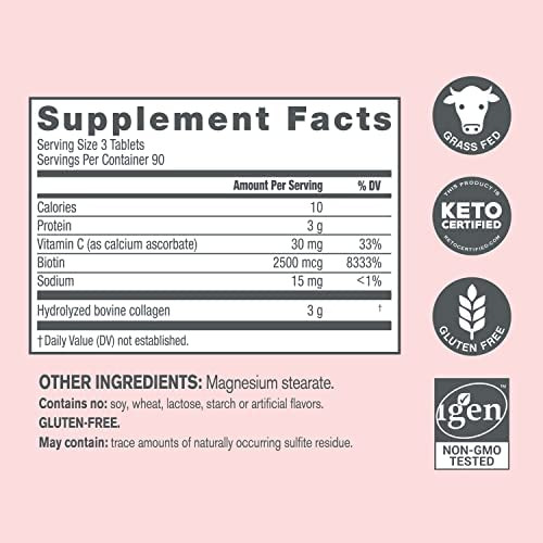 Peptídeos De Super Colágeno Neocell + Vitamina C E Biotina, - Imagem 5