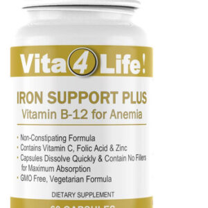 Suplemento Vita4life Iron Support &quotplus&quot Vitamin B-12 60 Tab