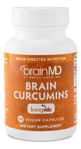 Suplemento Brainmd Brain Curcumins 30 Cápsulas Veganas