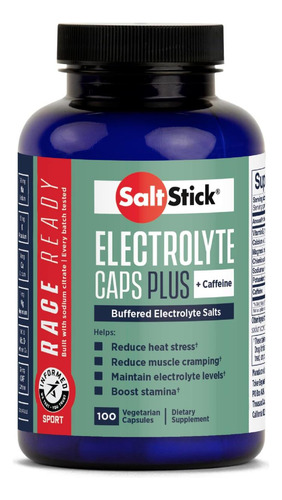 Eletrólitos Saltstick Com Cafeína - Pílulas De Sal E Eletról