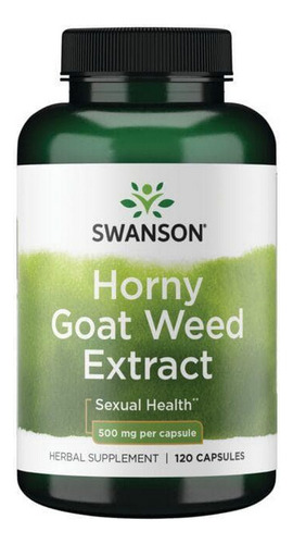 Extrato De Erva Daninha De Cabra Excitada 500 Mg 120 Cápsula - Imagem 2