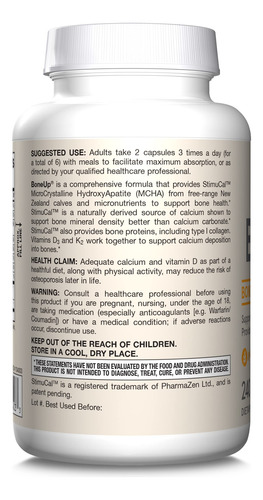 Suplemento Jarrow Formulas Boneup 240 Cápsulas Com Vitamina - Imagem 7