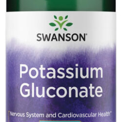 Suplemento Gluconato De Potássio Swanson 99mg 250 Cápsulas