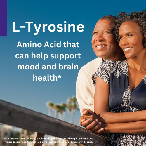 Bestvite L-tirosina 500 Mg (240 Cápsulas) - Sem Estearatos - - Imagem 3