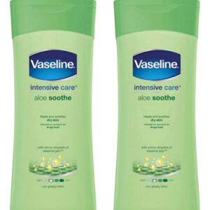 Loção Vaseline Intensive Care Aloe Soothe 400 Ml (pacote Com