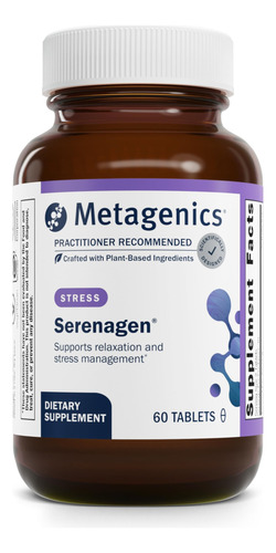 Suplemento Metagênico Serenagen Herbal Stress Management 60