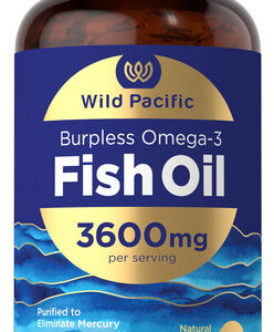 Suplemento Carlyle Burpless Óleo De Peixe 3600mg 300 Cápsula
