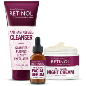 Kit De 3 Etapas Para Cuidados Com A Pele Retinol Night Essen